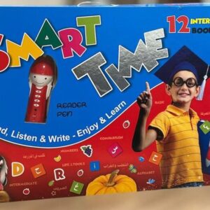 Smart Time educational learning set with 12 books and smart reading pen for interactive reading and skill development